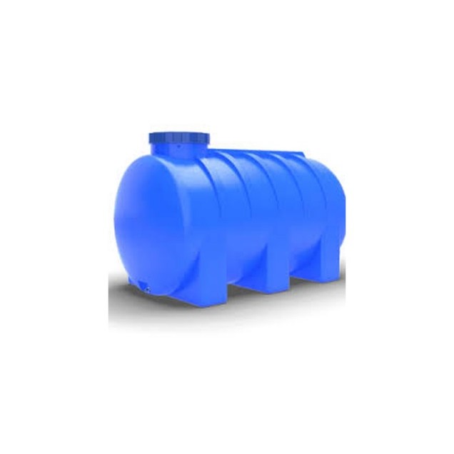 PLASTİK SU DEPOSU YATAY MAVİ